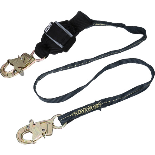 3M DBI Sala Fall Protection  1246599C  Arc Flash Web Shock-Absorbing Lanyard, 6', Snap Hook Center, Snap Hook Leg Ends, Kevlar<sup>?</sup> - Each