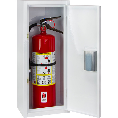 Zenith Safety Products  Indoor Fire Extinguisher Cabinet, 10" W x 24" H x 7" D - Each