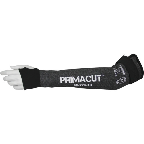 Ronco  68-774-18  PrimaCut? 68-774 Cut-Resistant Sleeve, HPPE, 18", ASTM ANSI Level A7/EN 388 Level F, Grey - Pack of 10