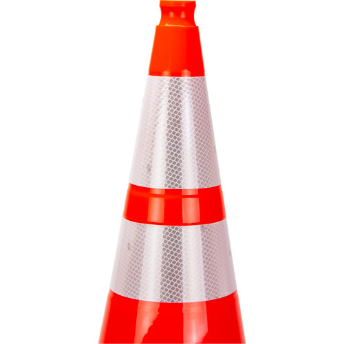Zenith Safety Products  Premium Traffic Cone, 28", Orange, 4" & 6" Reflective Collar(s) - Each