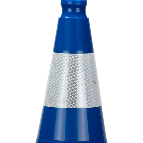 Zenith Safety Products  Premium Traffic Cone, 28", Blue, 4" Reflective Collar(s) - Each