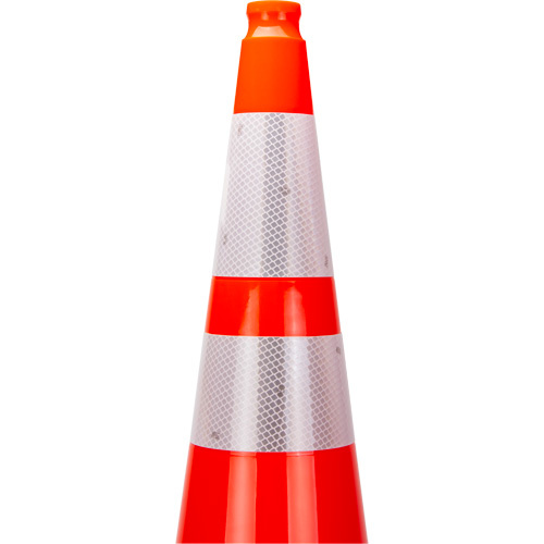 Zenith Safety Products  Premium Traffic Cone, 36", Orange, 4" & 6" Reflective Collar(s) - Each