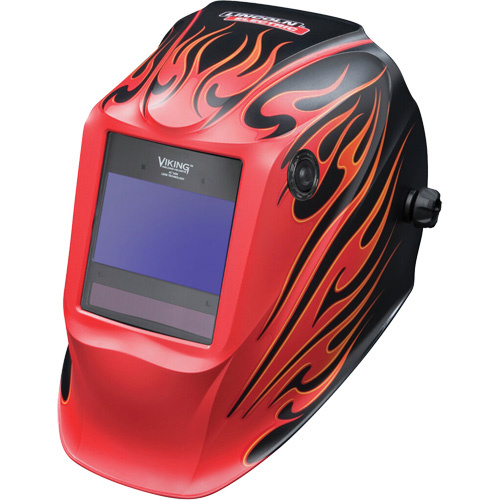 Lincoln Electric K3035-4 VIKING 2450 Street Rod Welding Helmet, 3.82" L x 2.44" W View Area, 5 - 13 Shade Range-(Each)