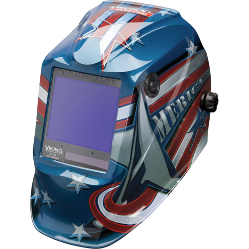 Lincoln Electric K3175-4 VIKING 3350 All American Welding Helmet, 3.74" L x 3.34" W View Area, 5 - 13 Shade Range-(Each)