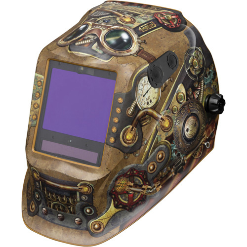 Lincoln Electric K3428-5 VIKING 3350 ADV Steampunk Welding Helmet, 3.74" L x 3.15" W View Area, 5 - 13 Shade Range-(Each)