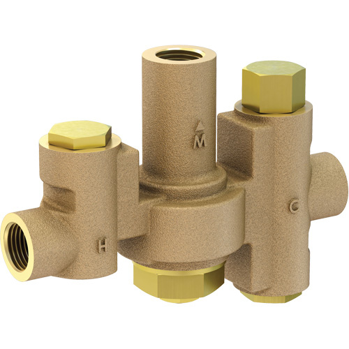 Hughes TMVEF-AC Low Capacity Thermostatic Mixing Valve for Individual Eye/Face Wash Stations, 2 - 35.1 GPM-(Each)