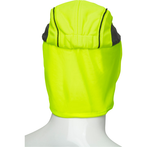 Zenith Safety Products  Cooling Hat with Neck Shade, Hi-Vis Lime - Each