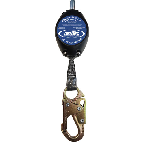 Dentec  16SRL007215  Self Retracting Lanyard with Composite Housing, 7', Web, Swivel - Each