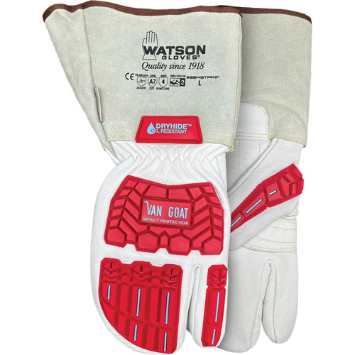 Watson Gloves Van Goat 1-Finger Cut-Resistant Mitts  (Pair)-Click on options for variations & Details.
