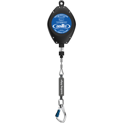 Dentec  16SRLLE0501115  Self-Retracting Lifeline, 50', Galvanized Steel, Swivel - Each