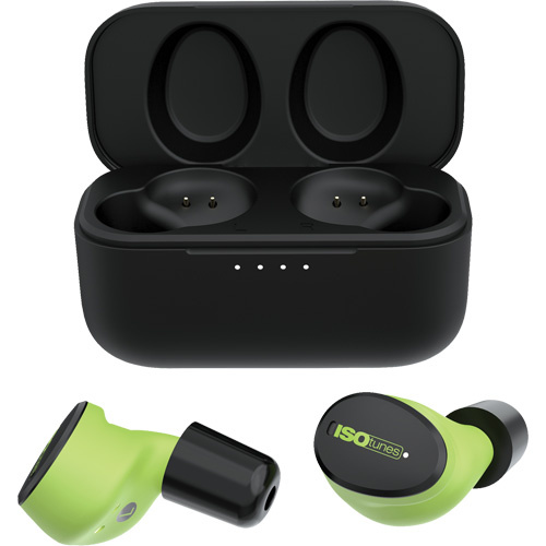 ISOtunes  IT-15  Safety Green Free Aware Wireless Bluetooth Earbuds - Each
