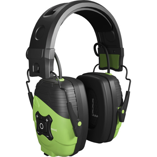 ISOtunes IT-34B Safety Green Link Aware Bluetooth Earmuffs, Headband Style, 25 dB - Each