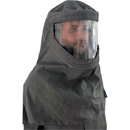 Dival Safety  CMFRCH  CoreMAX FR Chemical Splash Hood, Grey - Each