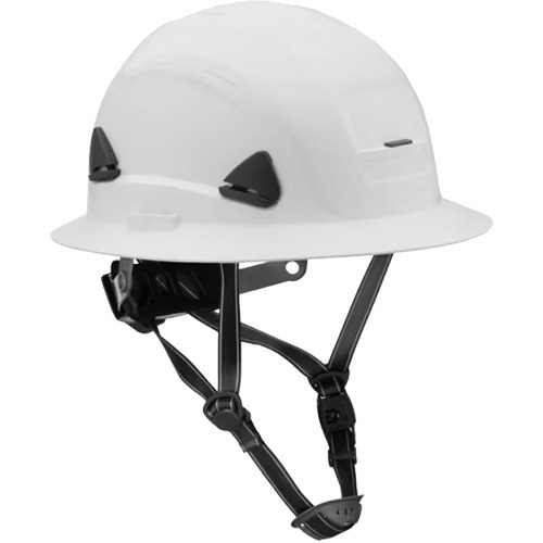 Honeywell  CSH12001  Fibre Metal Climbing Style Helmet with Full Brim, Non-Vented, Ratchet, White