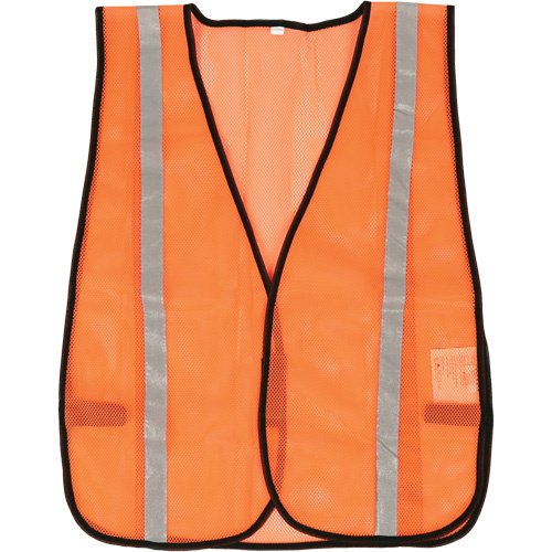 Viking  6101O  Compact Mesh Safety Vest, High Visibility Orange, Polyester - Each