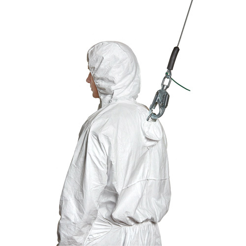 Dupont Personal Protection  TY178SWH2X0025HP  Harness-Compatible Disposable Coverall, 2X-Large, White, Tyvek<sup>?</sup> 500 - Each