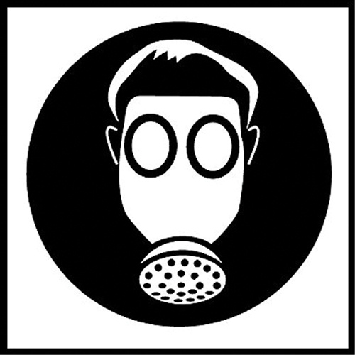 Brady  58545  Right to Know Pictogram Labels, Vinyl, Sheet, 5/8" L x 3/4" W - Each