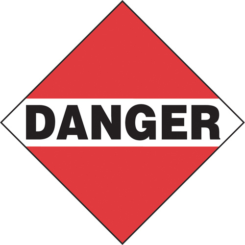 Incom Top Tape & Label  TT950SS  Danger Mixed Load TDG Placard, Plastic - Each