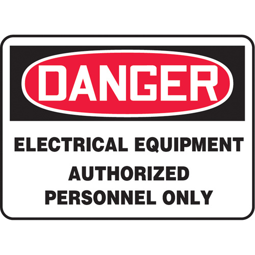 Accuform Signs ""Electrical Equipment"" Sign  (Each)-Click on options for variations & Details.