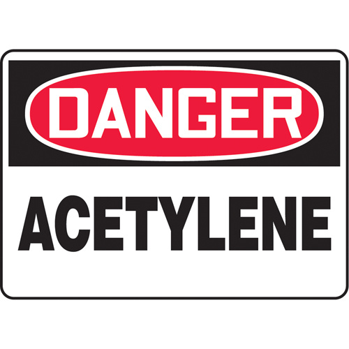 Accuform Signs ""Acetylene"" Sign  (Each)-Click on options for variations & Details.