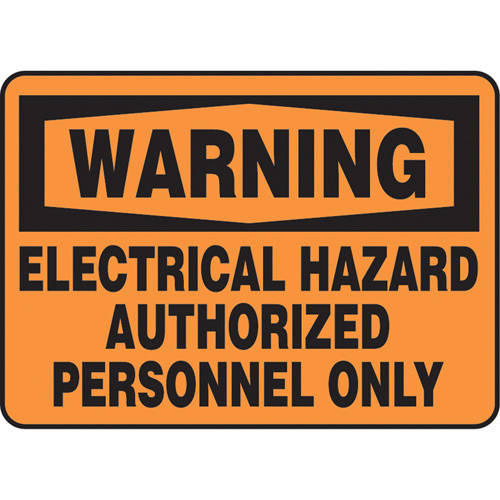 Accuform Signs ""Electrical Hazard"" Sign  (Each)-Click on options for variations & Details.