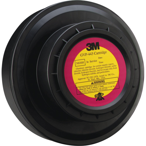 3M GVP-443 Powered Air Purifying Respirators (PAPR) Cartridge, Acid Gas/Organic Vapour, Pack of 1 - Each