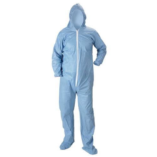 Lakeland Pyrolon® Plus 2 FR Hooded Coveralls With Boots  (Each)-Click on options for variations & Details.