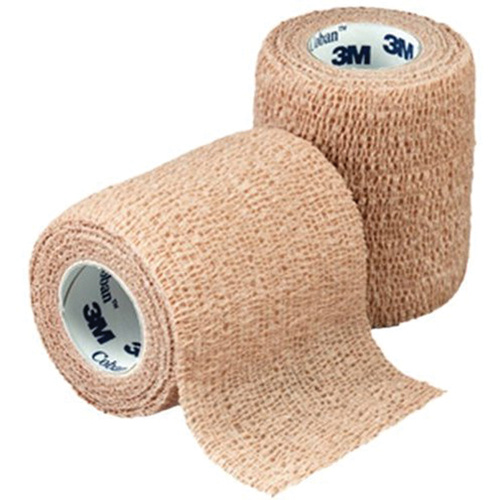 3M 3M1581 Coban Wrap, Cut to Size L x 1" W, Class 1, Self-Adherent-(Each)