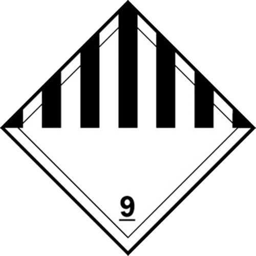 Brady  09800  Miscellaneous Danger TDG Placard, Plastic - Each