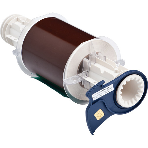 Brady  13547  Indoor-Outdoor Label Printer Tape, Vinyl, Brown, 4" Width - Each