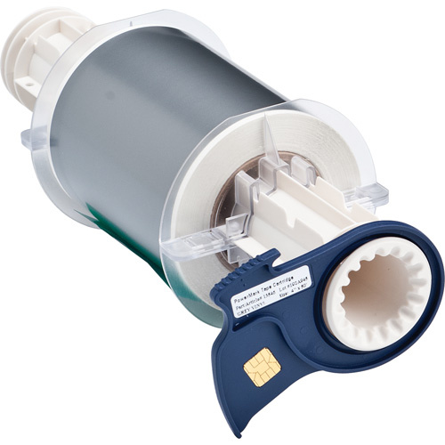 Brady  13546  Indoor-Outdoor Label Printer Tape, Vinyl, Grey, 4" Width - Each