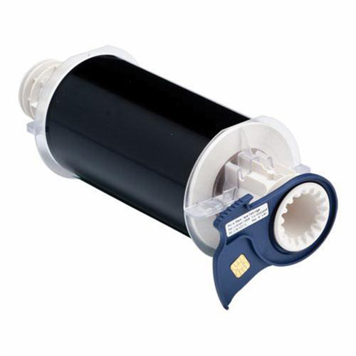 Brady  13605  Indoor-Outdoor Label Printer Tape, Vinyl, Black, 6" Width - Each