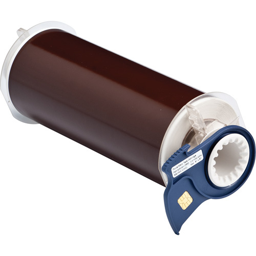 Brady  13560  Indoor-Outdoor Label Printer Tape, Vinyl, Brown, 8" Width - Each