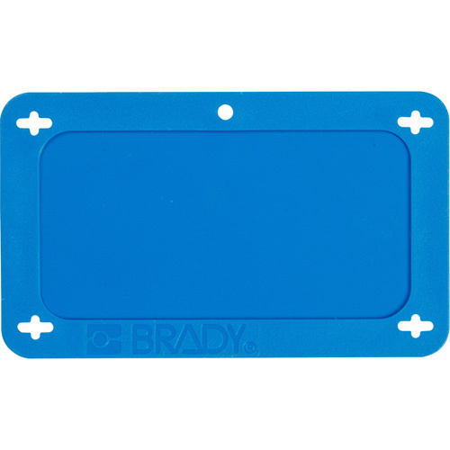 Brady 41926 Blank Valve Tag, Plastic, 3-3/4" W x 2-1/4" H-(Each)