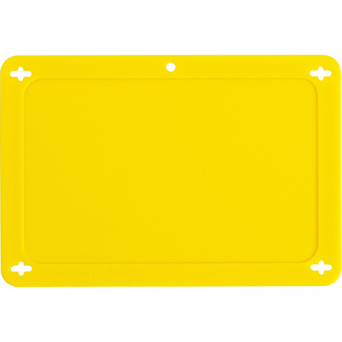 Brady 41923 Blank Valve Tag, Plastic, 4-3/4" W x 3-1/4" H-(Each)