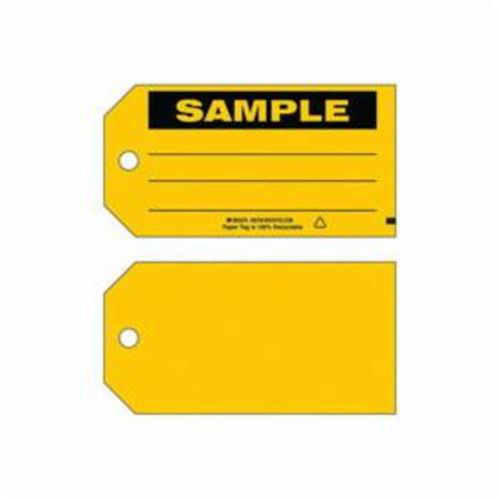 Brady 86759 Sample Material Control Tag, Paper, 5-3/4" W x 3" H, English-(Pack of 100)