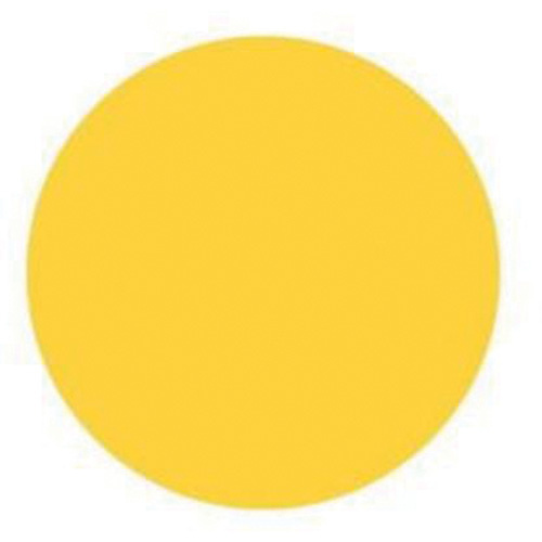 Brady  30664  Round Write-On Labels, Circle, 1.5" L x 1.5" W, Yellow - Pack of 500