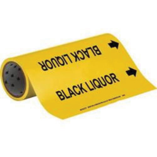 Brady  1550-3  Individual Number and Letter Labels, 3, 3" H, Black on Yellow - Each
