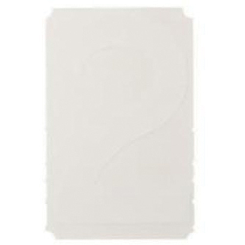 Brady  5080P-2  Quick-Align<sup>?</sup> Individual Gothic Number and Letter Labels, 2, 2" H, White - Pack of 10