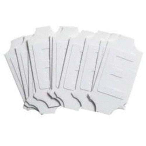 Brady  5080P-E  Quick-Align<sup>?</sup> Individual Gothic Number and Letter Labels, E, 2" H, White - Pack of 10