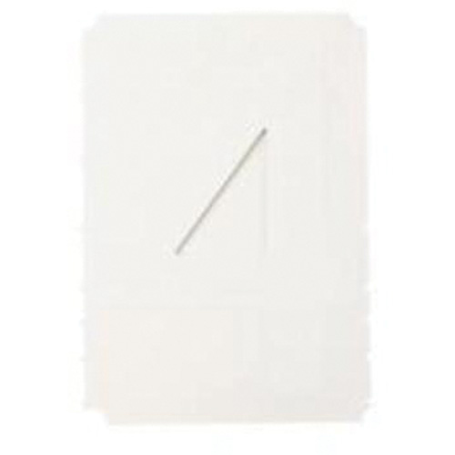 Brady  5130P-4  Quick-Align<sup>?</sup> Individual Gothic Number and Letter Labels, 4, 3" H, White - Pack of 10