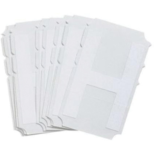Brady  5130P-H  Quick-Align<sup>?</sup>Individual Gothic Number and Letter Labels, H, 3" H, White - Pack of 10