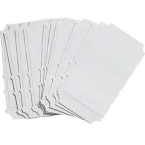 Brady  5130P-L  Quick-Align<sup>?</sup>Individual Gothic Number and Letter Labels, L, 3" H, White - Pack of 10