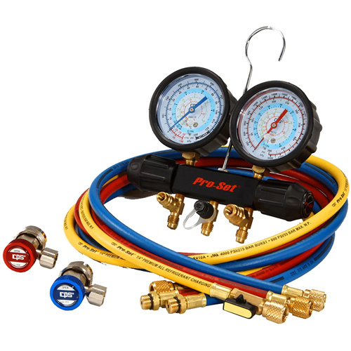 CPS MT7I7A6Q A/C Manifold Gauge Set - (Each)