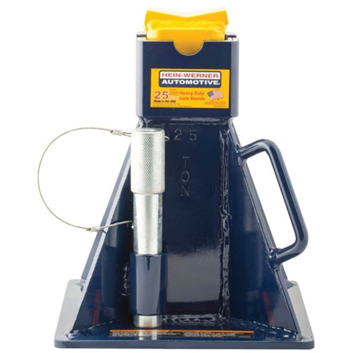 Hein-Werner HW93526F Vehicle Support Stands, Locking Pin, 25 tons Capacity - (Pack of 2)