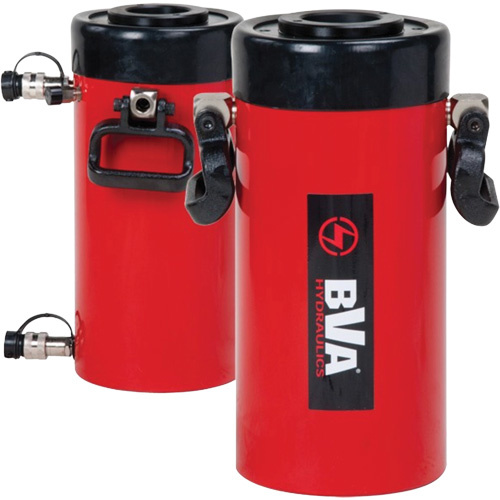 BVA Hydraulics HDC10010 Double Action Hollow Hole Hydraulic Cylinder, 10.13" Stroke, 100 Ton(s) Capacity, 10000 PSI - (Each)