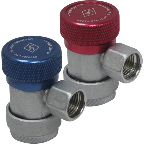 Mastercool 82834 14 mm-F x 16 mm R134a High-Side Manual Quick Coupler - (Each)