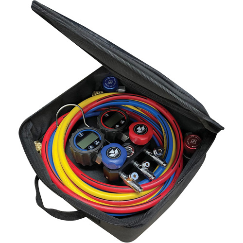 Mastercool 84472 Black Series Mini-Fold Compact Manifold Set - (Each)