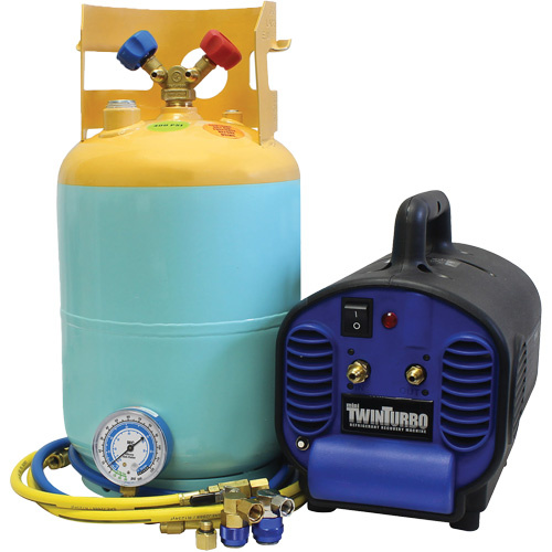 Mastercool 69400-CON Mini Twin Refrigerant Recovery System For Contaminated R134A And R1234Yf - (Each)