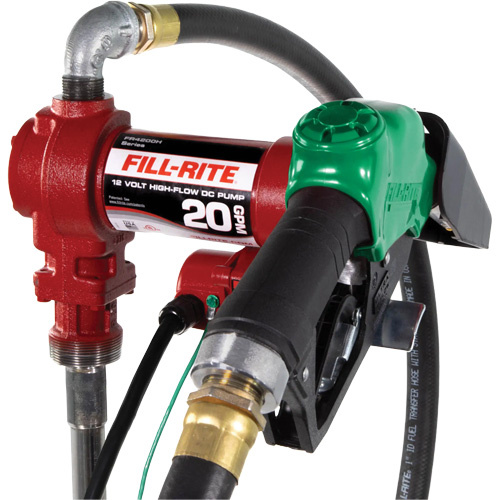 Fill-Rite FR4210HB 12V Fuel Transfer Pump with Nozzle - (Each)